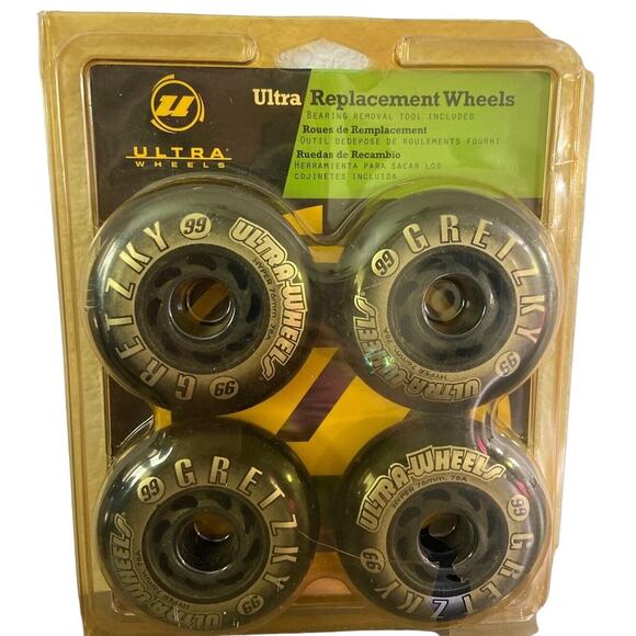 Ultra Replacement Wheels Gretzky 99 Rollerblade Inline Skates Hyper 76MM 78A - Picture 3 of 7